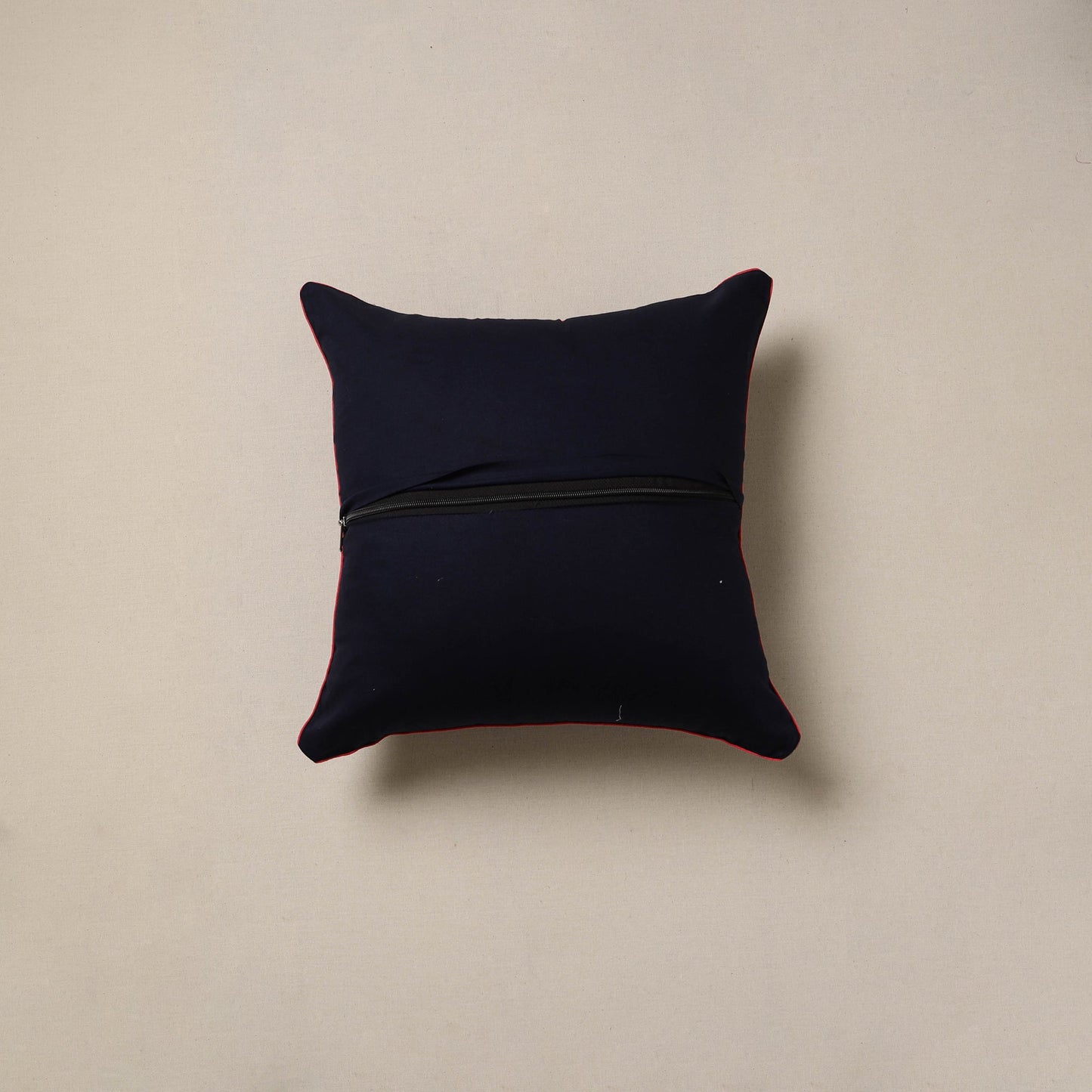 Hand indigo bagru cushion cover 25 - handcrafted