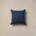 Hand indigo bagru cushion cover 25 - handcrafted