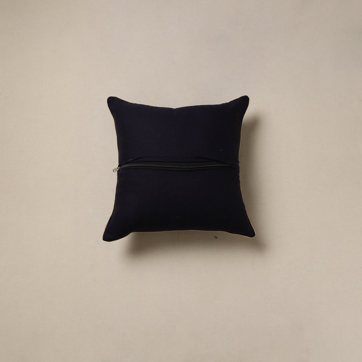 Hand indigo bagru cushion cover 55 - handcrafted