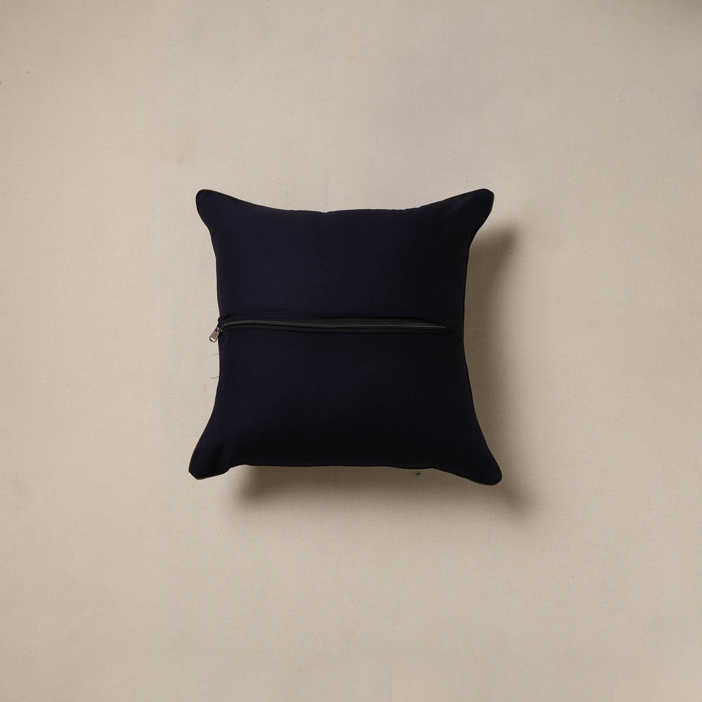 Hand indigo bagru cushion cover 61 - handcrafted