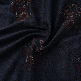 Hand natural dyed chanderi silk fabric 18 - handcrafted