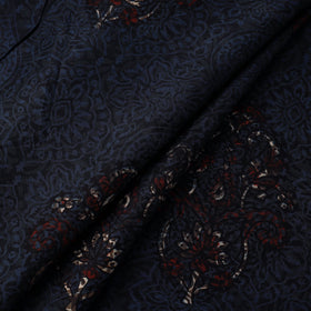 Hand natural dyed chanderi silk fabric 18 - handcrafted