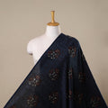 Hand natural dyed chanderi silk fabric 28 - handcrafted
