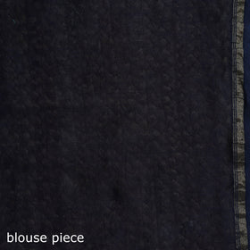 Hand block print natural dyed chanderi silk akola saree 02