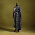 Hand natural dyed dola silk zari border dupatta