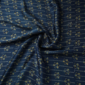 Hand natural dyed modal silk fabric 39 - handcrafted