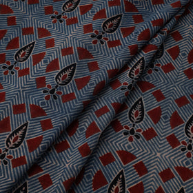 Hand pure mul cotton natural dyed fabric 08 - handcrafted