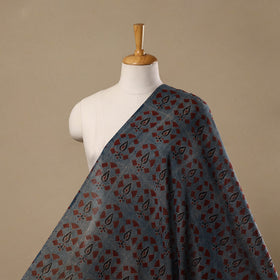 Hand pure mul cotton natural dyed fabric 08 - handcrafted