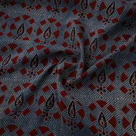 Hand pure mul cotton natural dyed fabric 08 - handcrafted