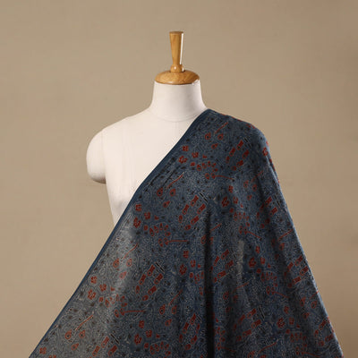Hand pure mul cotton natural dyed fabric 12 - handcrafted