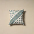 Hand sanganeri floral cushion cover 18 - handcrafted