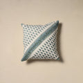 Hand sanganeri floral cushion cover 20 - handcrafted