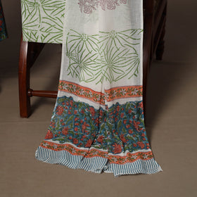 Hand sanganeri cotton 3pc unstitched dress material 11