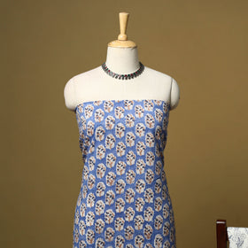 Hand sanganeri cotton 3pc unstitched dress material 14