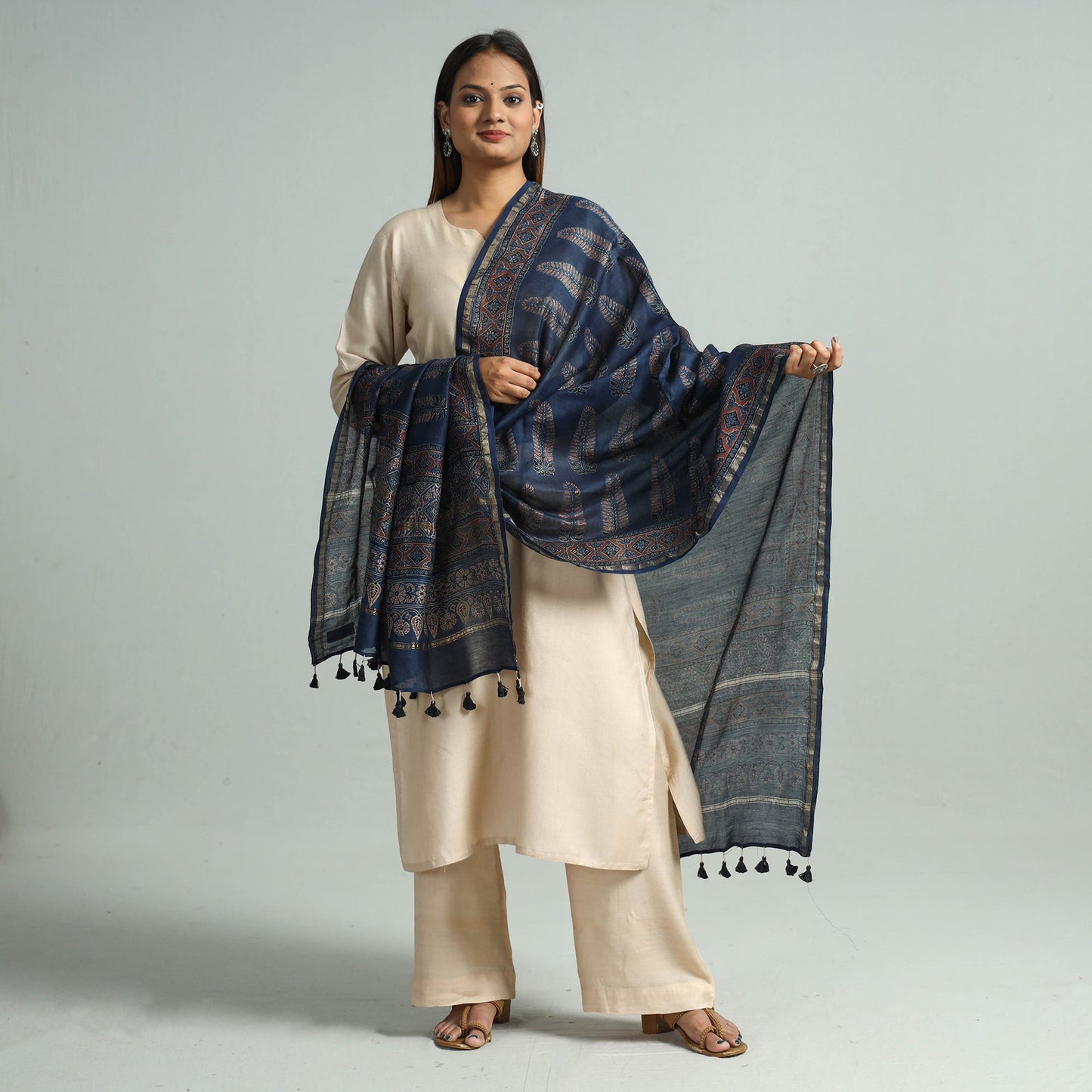 Ajrakh Dupatta