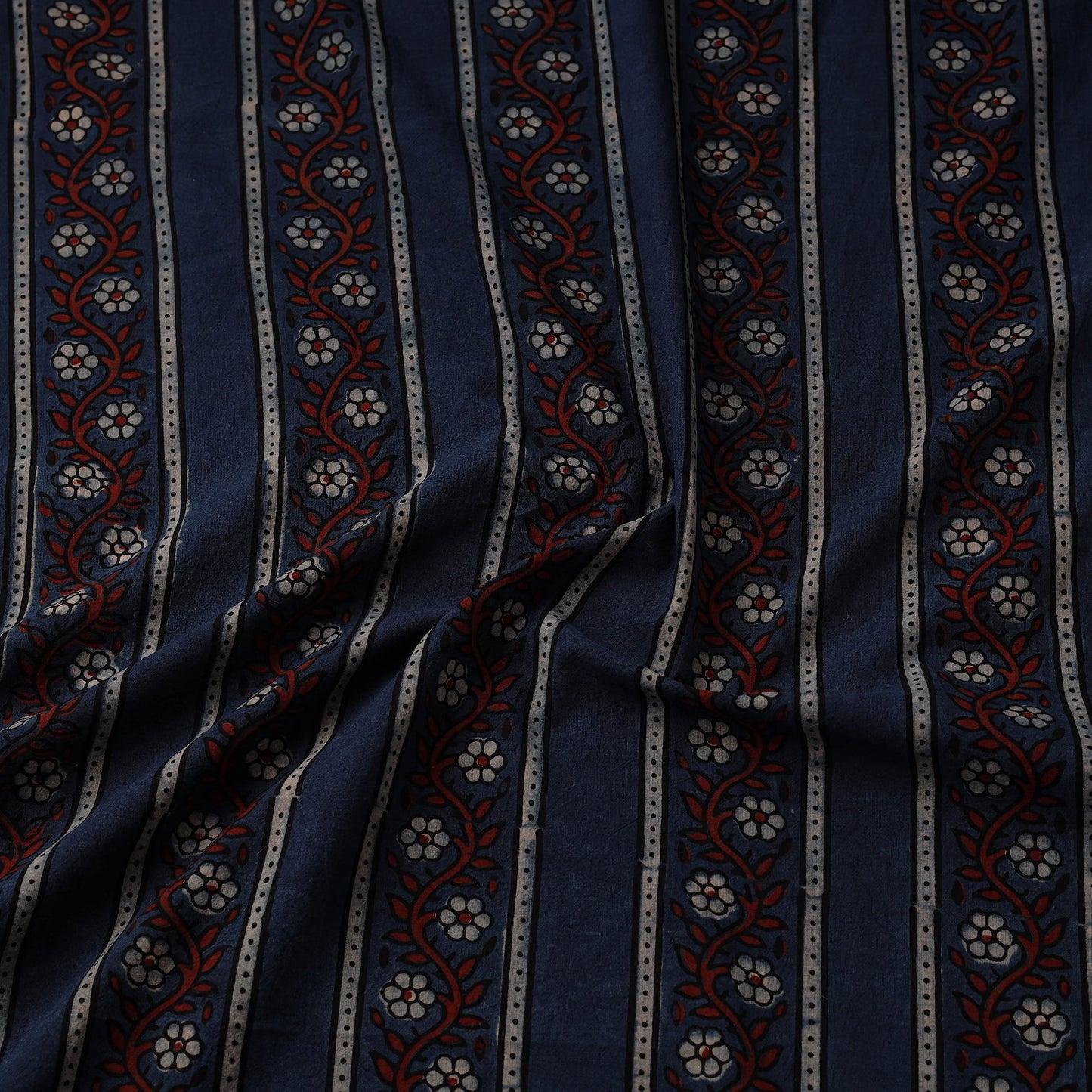 Hand cotton natural dyed fabric 02 - handcrafted