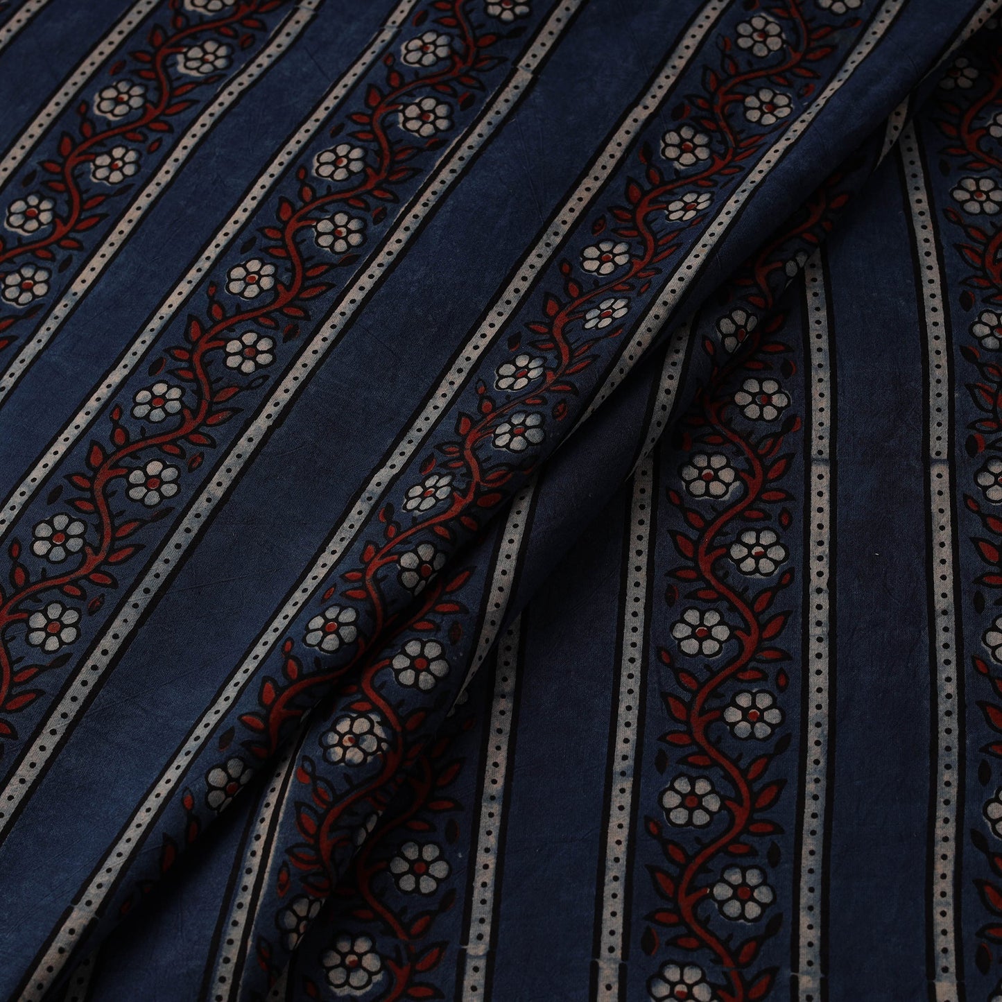 Hand cotton natural dyed fabric 02 - handcrafted