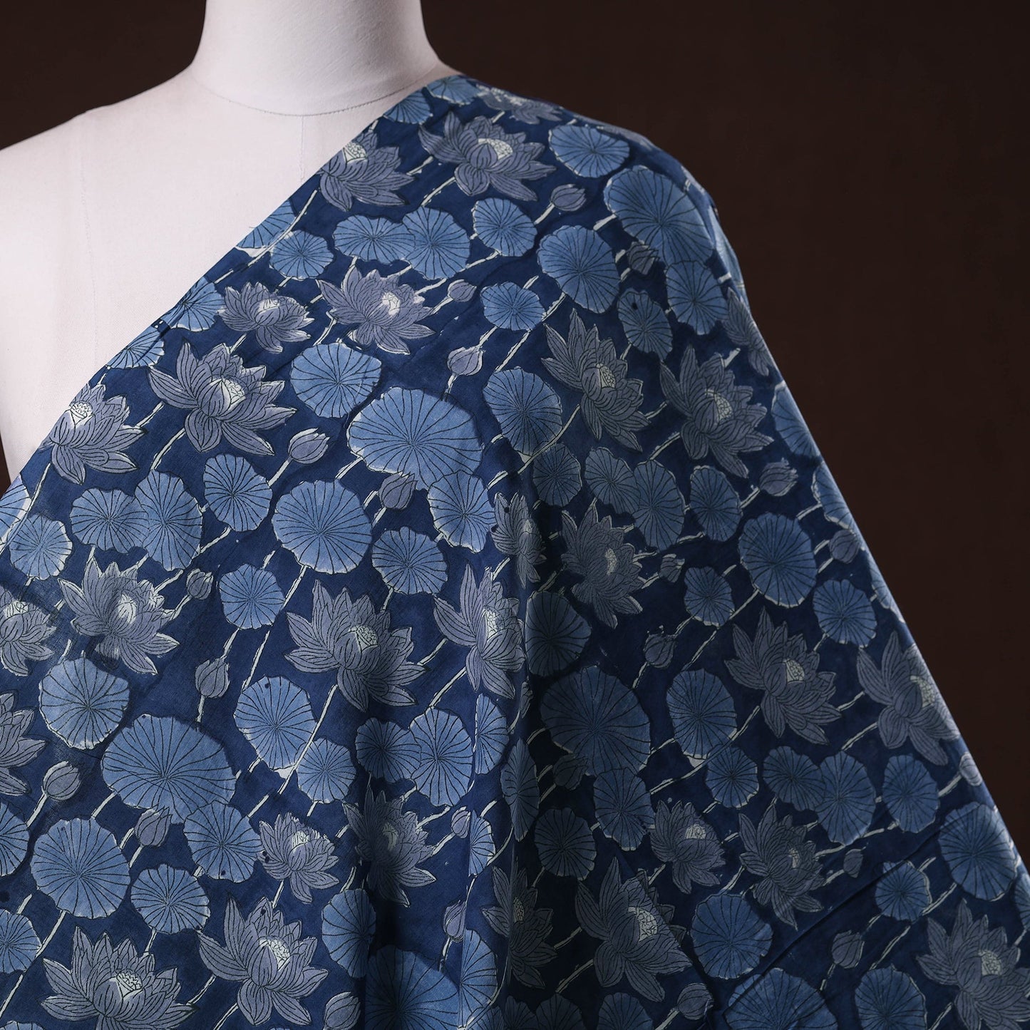 Hand cotton sanganeri fabric 04 - handcrafted