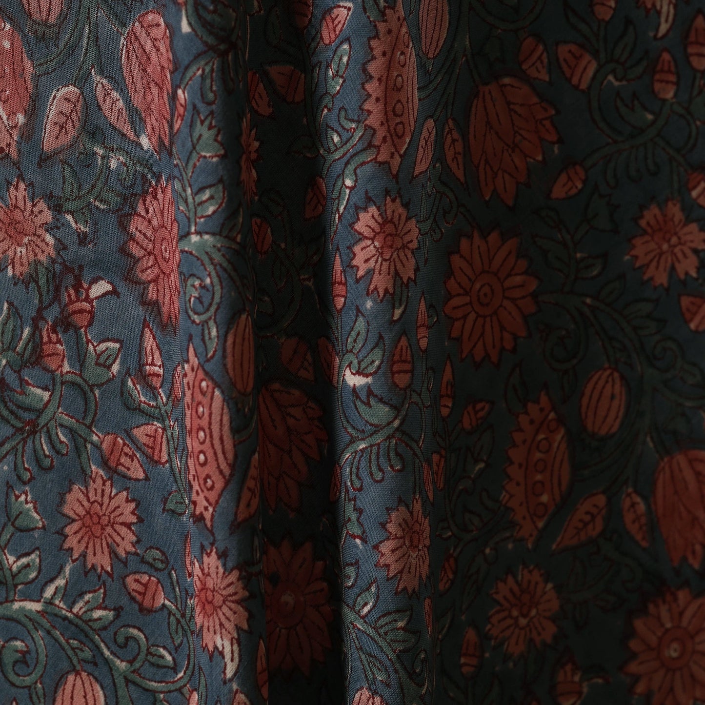 Hand cotton sanganeri fabric 09 - handcrafted