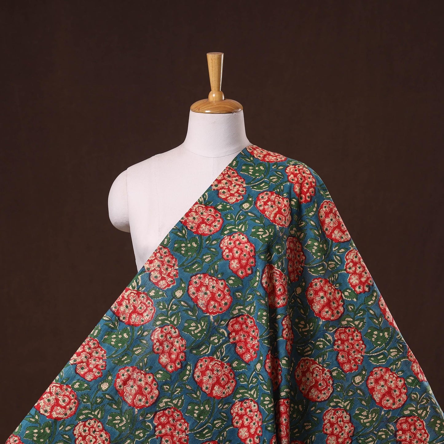 Hand cotton sanganeri fabric 13 - handcrafted