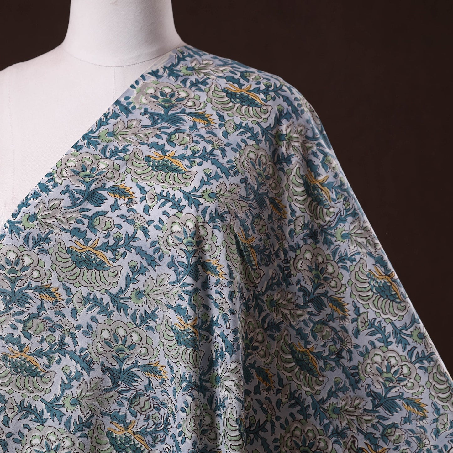 Hand cotton sanganeri fabric 14 - handcrafted