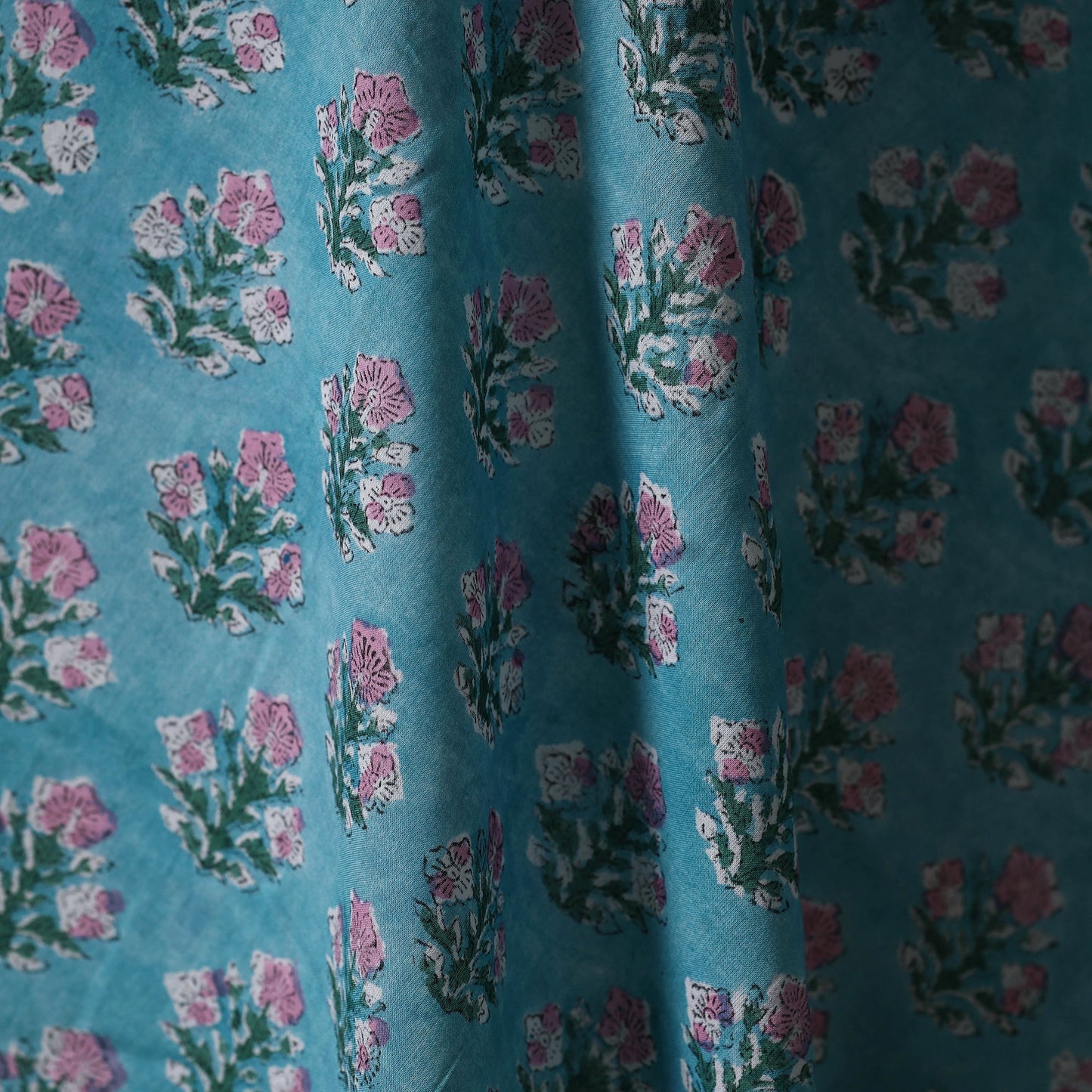 Hand cotton sanganeri fabric 35 - handcrafted