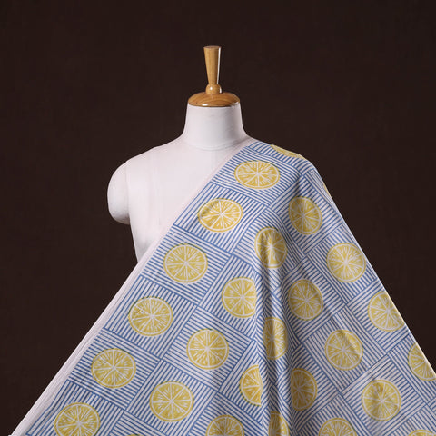 Hand cotton sanganeri fabric 38 - handcrafted