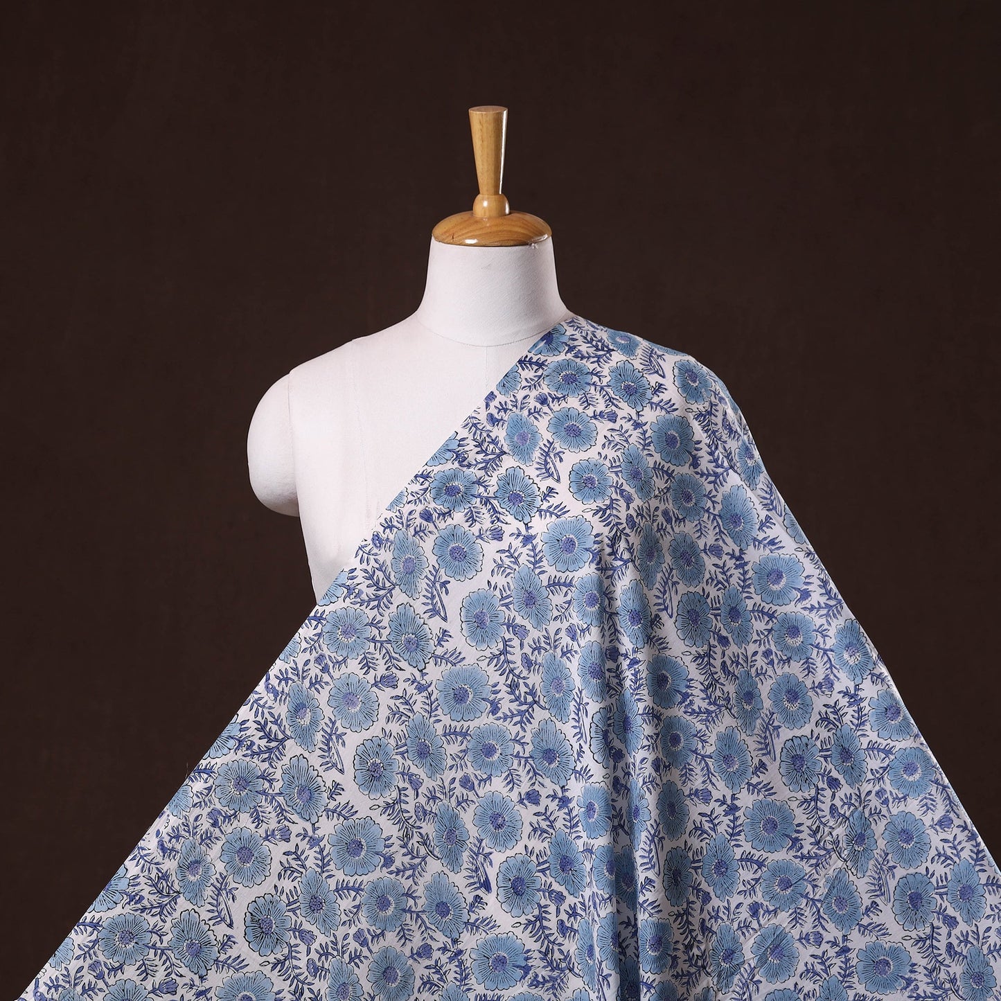 Hand cotton sanganeri fabric 41 - handcrafted