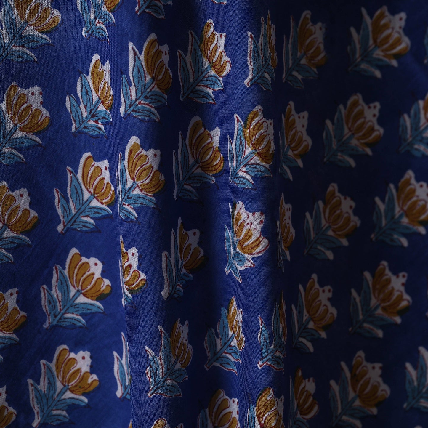 Hand cotton sanganeri fabric 59 - handcrafted