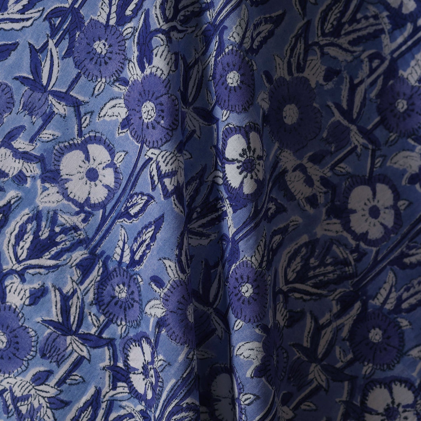 Hand cotton sanganeri fabric 61 - handcrafted