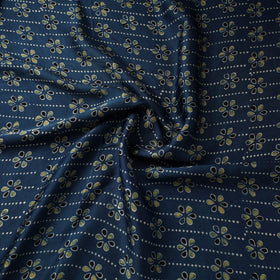 Hand natural dyed modal silk fabric 39 - handcrafted