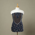 Buy Blue Hand Block Print Patchwork Cotton Kurta Material