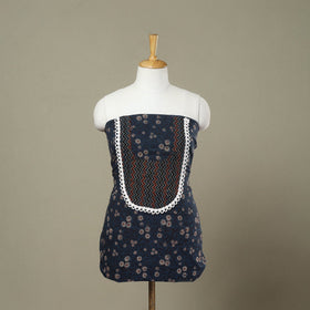  Blue Hand Block Print Patchwork Cotton Kurta Material