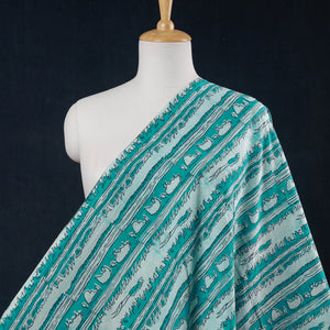  Hand Block Printed Cotton Akola Fabric