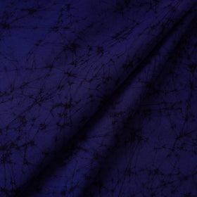 Blue - Hand Printed Cotton Batik Fabric 03