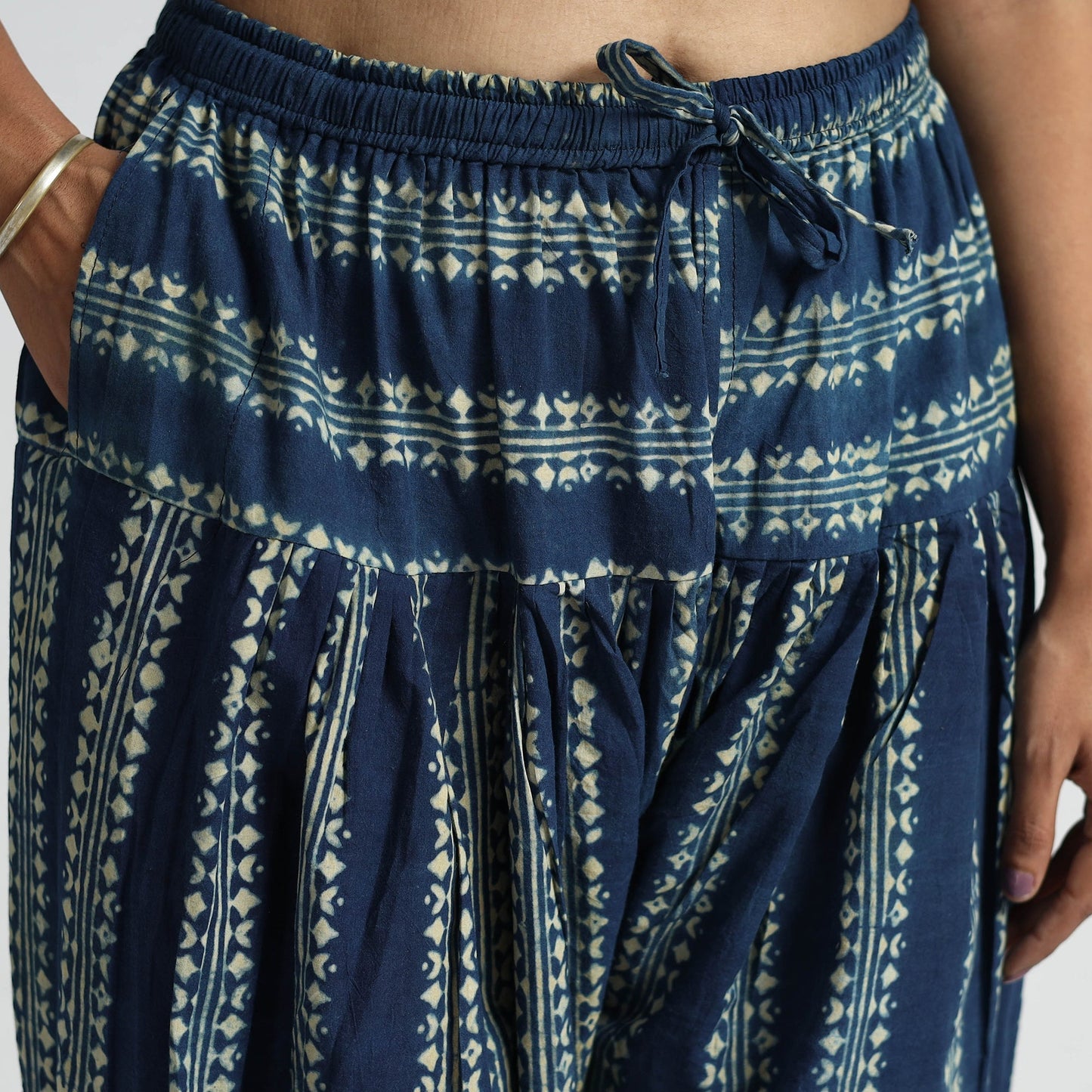 Shop Ajrakh Block Printed Cotton Salwar | Comfortable & Stylish