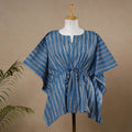 Buy Hand Printed Cotton Kaftan with Tie-Up Waist l iTokri.com