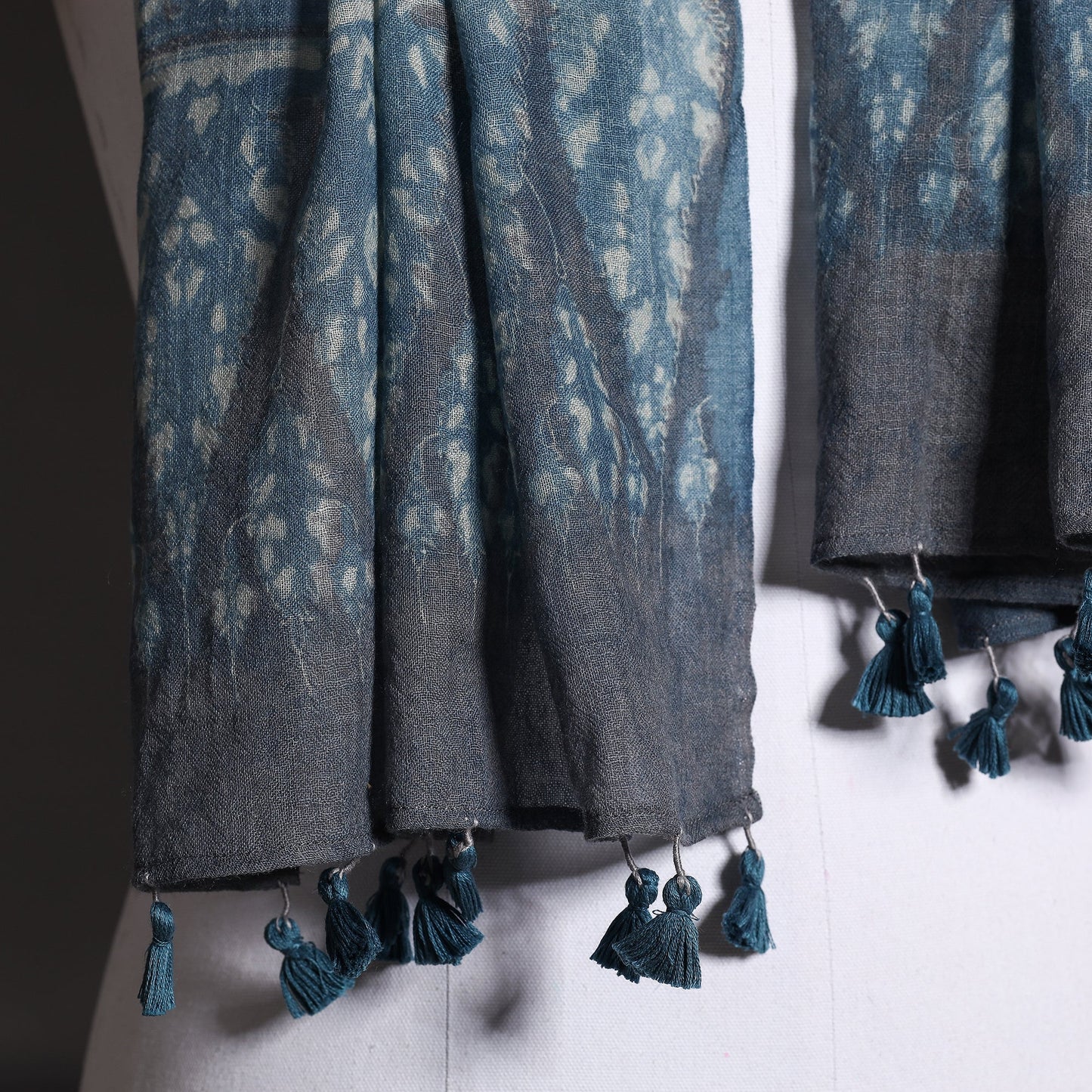  Ajrakh Hand Block Printed Pure Woolen Stole 