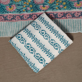 Hand sanganeri cotton 3pc unstitched dress material 19