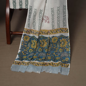 Hand sanganeri cotton 3pc unstitched dress material 33