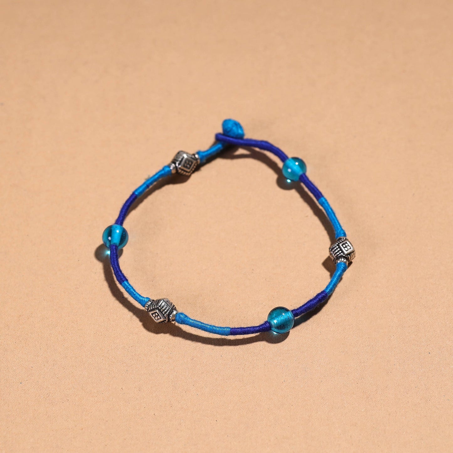 patwa thread beadwork anklet