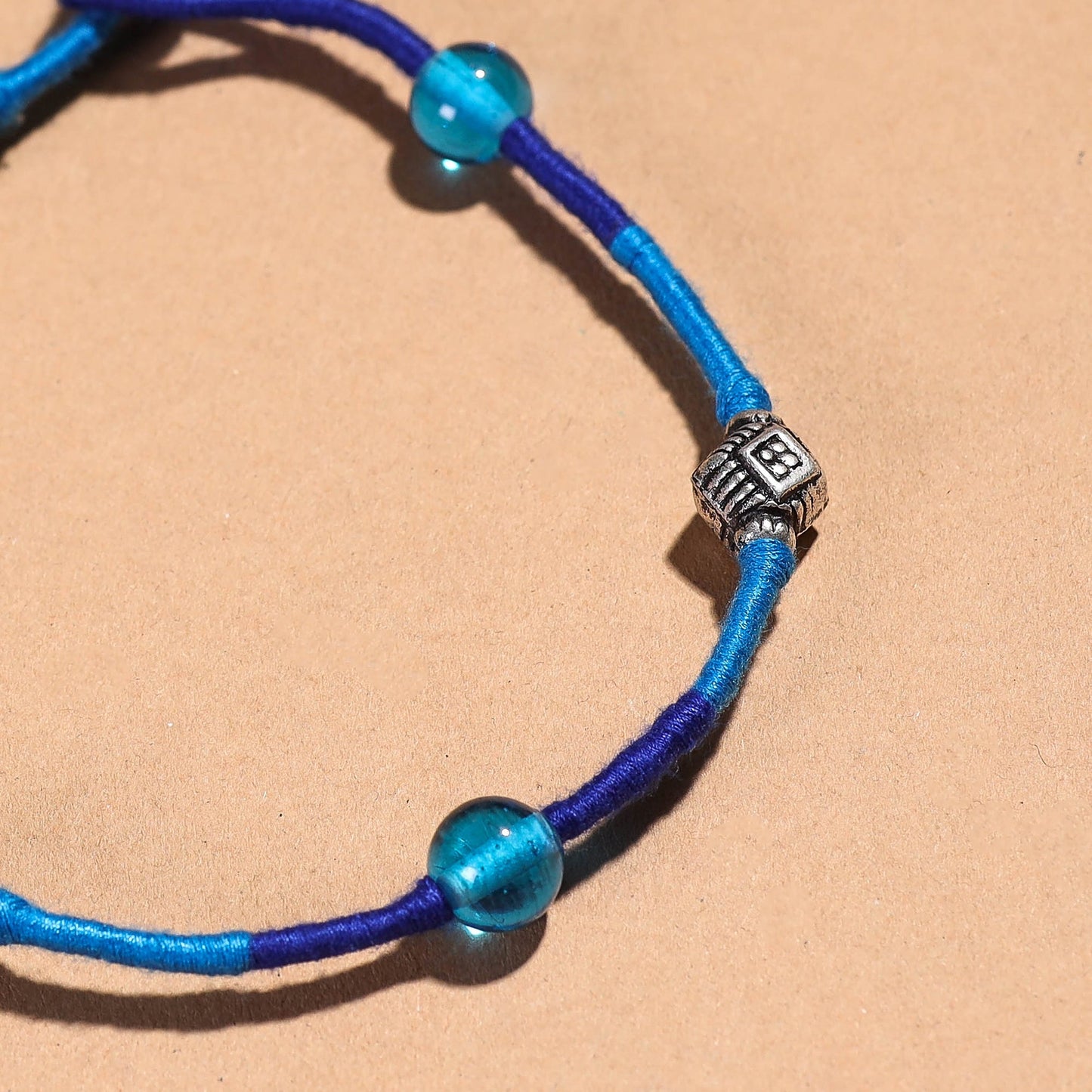 patwa thread beadwork anklet