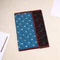 Blue Handcrafted Bengal Kantha Work File Folder