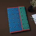 Blue Handcrafted Bengal Kantha Work File Folder