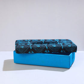  Blue Bengal Kantha Work Handcrafted Tissue Box 