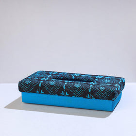  Blue Bengal Kantha Work Handcrafted Tissue Box 