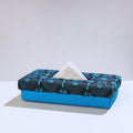  Blue Bengal Kantha Work Handcrafted Tissue Box 
