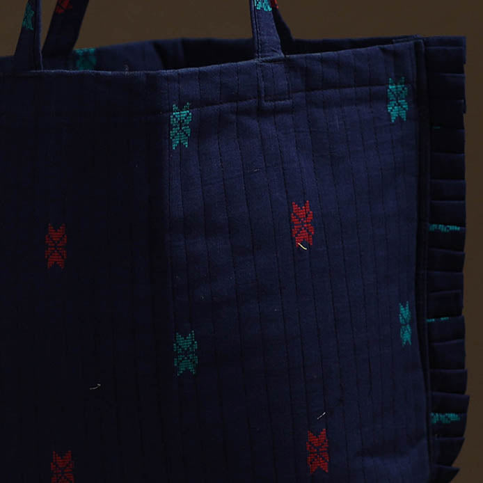 Handcrafted Cotton Frill Jhola Bag