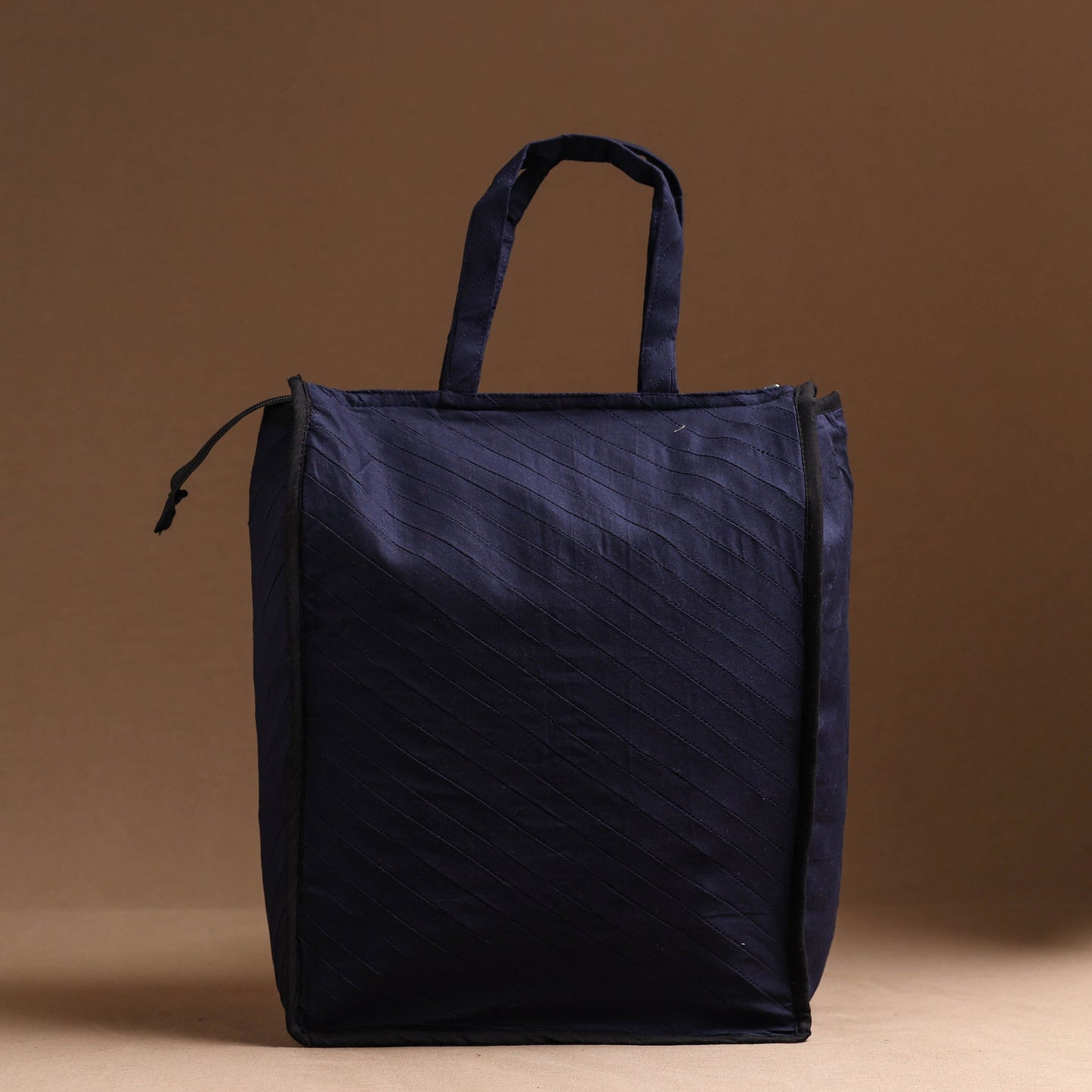 Blue Handcrafted Cotton Shopping Bag 01