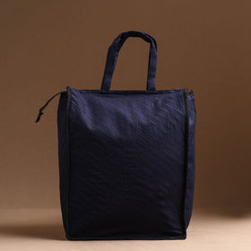Blue Handcrafted Cotton Shopping Bag 01